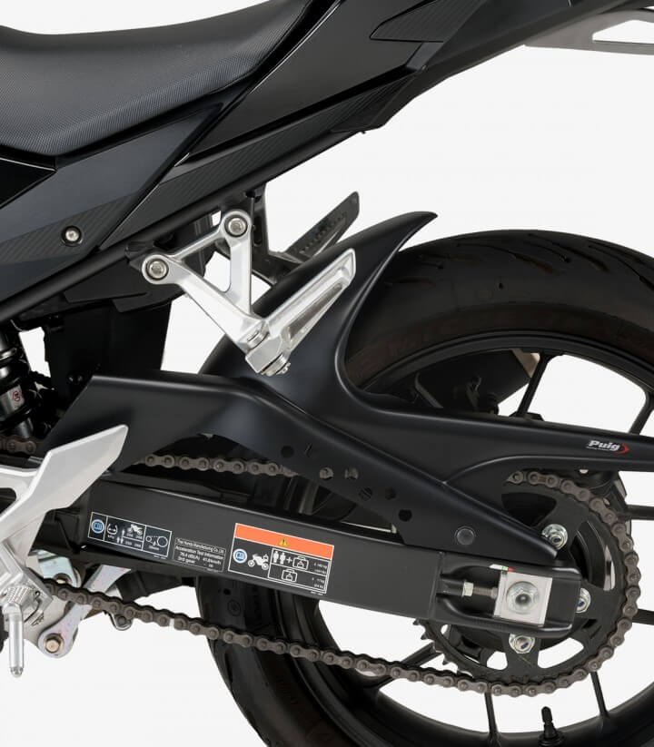 Guardabarros trasero Honda CB500 Hornet  (24), CB500F/X (22-24), CBR500R (22-23), NX500 (24) Negro mate Puig 21146J
