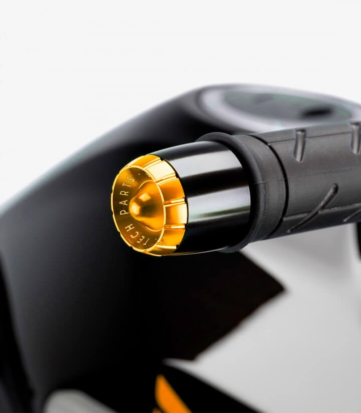 Puig Thruster Bar Ends in Golden for Yamaha FJR1300A/AS, FZ1, FZ8/Fazer, FZS600 Fazer, R1, R6
