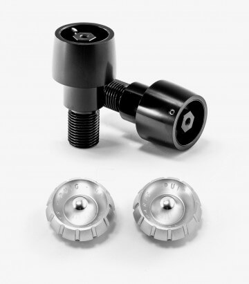 Contrapesos Thruster Puig color Plata para Yamaha FZ, MT, TDM, T-MAX, XJ6, XJR, X-MAX, XSR, YZF