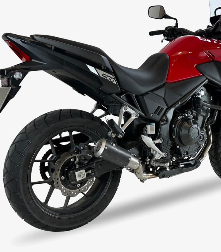 Escape AH6237CX IXRACE MK2C Carbono para Honda CB 500 Hornet 2024, CBR 500 R 2024, NX500 2024