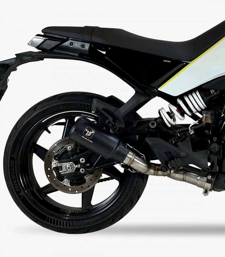 Escape AM3260SB IXRACE MK2B Negro para Husqvarna Svartpilen 125 (24-25), Svartpilen 401 (24-25), Vitpilen 125 (24-25), Vitpil...