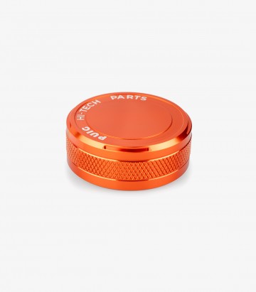 Tapa depósito líquido freno trasero Puig color Naranja 21718T para varios modelos de Yamaha, Triumph, Kawasaki, Voge y Husqvarna
