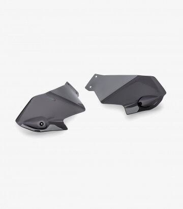 Puig Dark smoked Extended front deflectors 21772F for QJ SRT 550/700 (23-25)