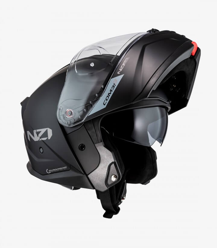 Casco Modular NZI Combi 3 Duo Negro Mate