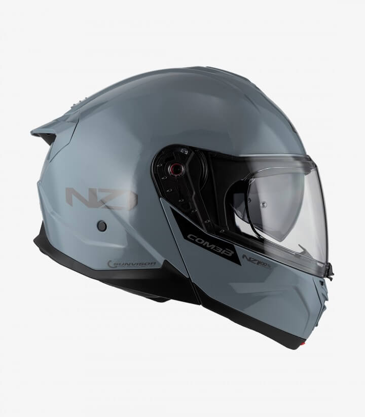 Casco Modular NZI Combi 3 Duo Gris Nardo