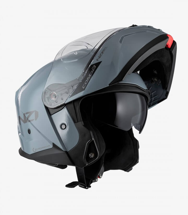 Casco Modular NZI Combi 3 Duo Gris Nardo