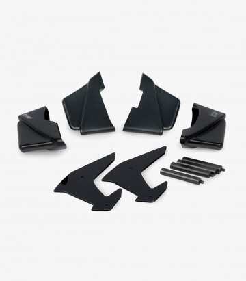Alerones laterales Naked 20832N para Kawasaki Z H2 color Negro de Puig