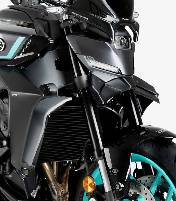 Alerones frontales Naked 22079J para Yamaha MT-09 (24-25) color Negro mate de Puig