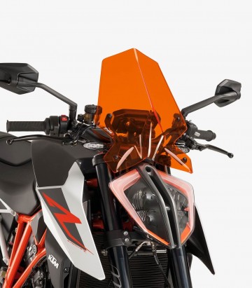 KTM 1290 Superduke R Puig Naked New Generation Sport Orange Windshield 9692T