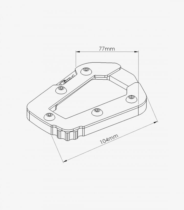Extensión Pata de Cabra Puig 20281N Honda CRF1100L Africa Twin (20-25)