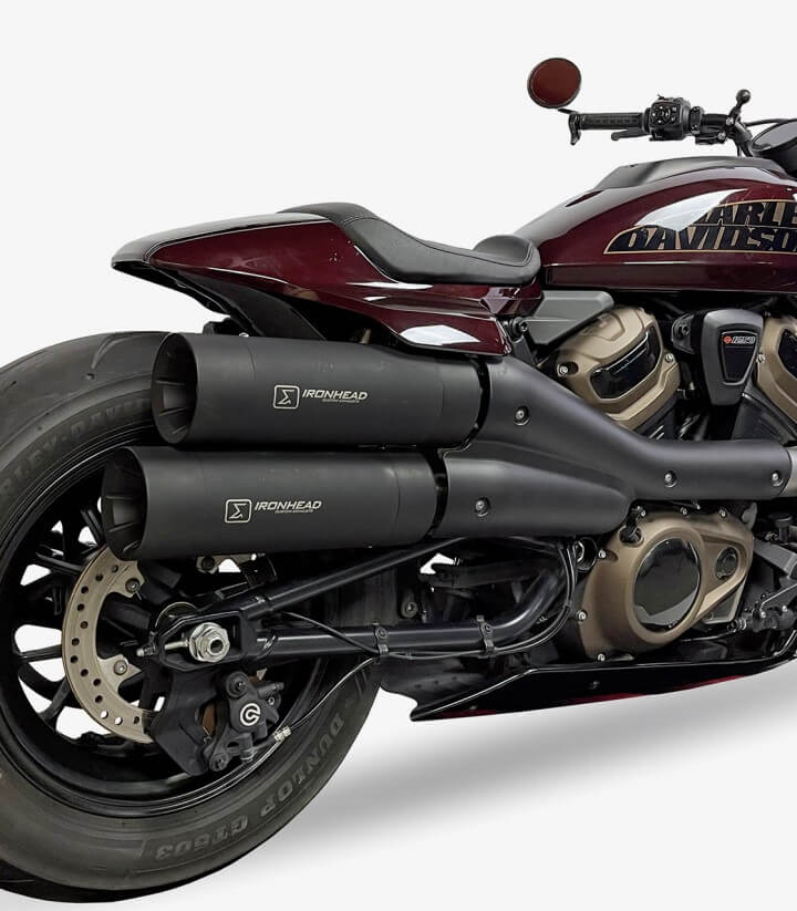 Escape Ironhead HC2-2B para Harley-Davidson Sportster S 1250 (RA1) (21–24) color Negro