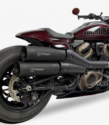 Ironhead HC2-2B exhaust for Harley-Davidson Sportster S 1250 (RA1) (21–24) color Black