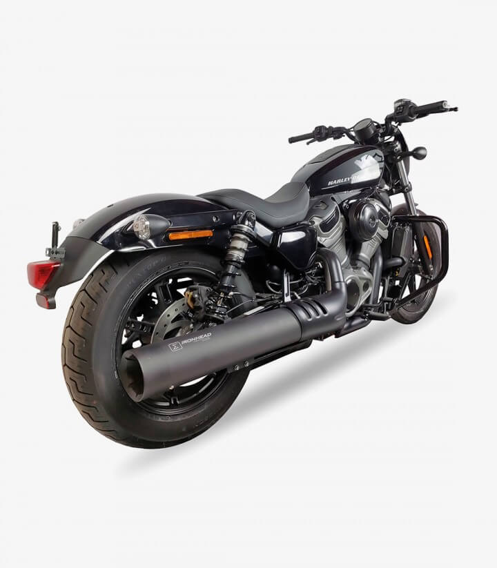 Escape Ironhead HC2-2B para Harley-Davidson Nightster 975 (RB1/RB1R) (22–24) color Negro