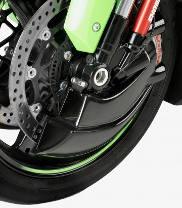 Puig Brake Cooler 21452N color Black for Kawasaki ZX-10R/RR (16-25)