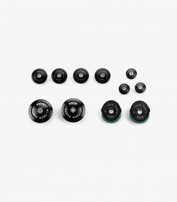 Aluminum Chassis Caps 21432N Puig BMW R1200/1250GS (13-24) Black