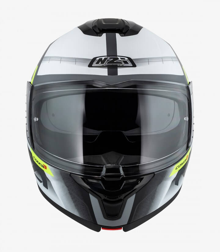 NZI Combi 3 Duo Metric Nardo Grey, White and Black Matt Modular Helmet
