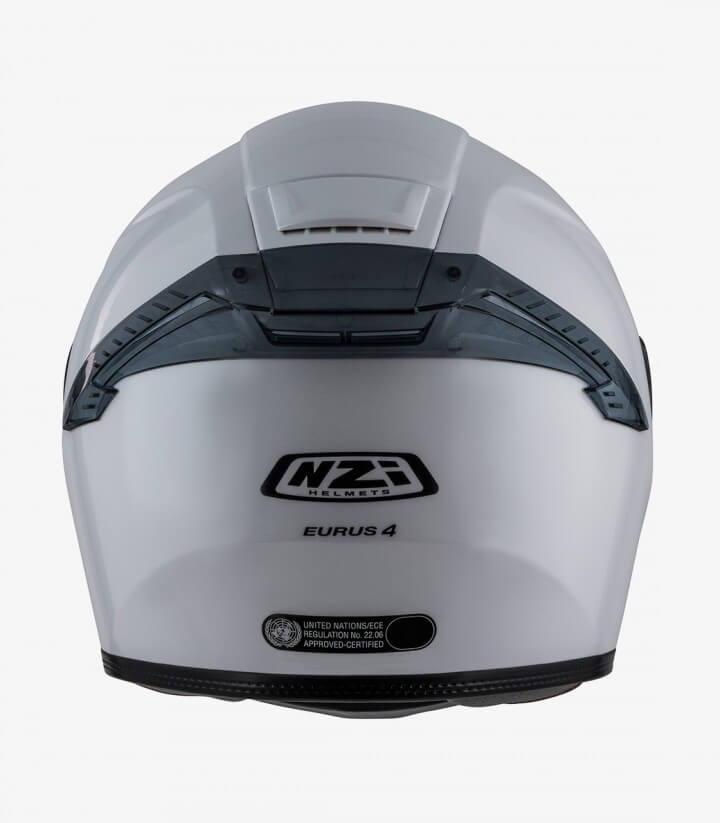 NZI Eurus 4 Stream Duo White Full Face Helmet