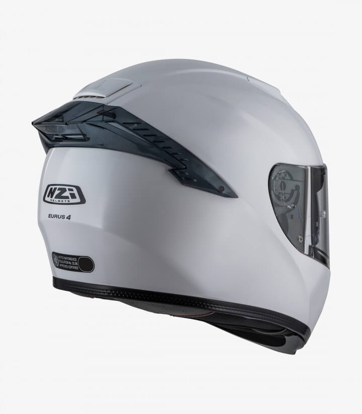 NZI Eurus 4 Stream Duo White Full Face Helmet