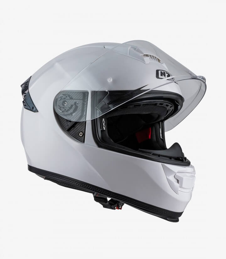 NZI Eurus 4 Stream Duo White Full Face Helmet
