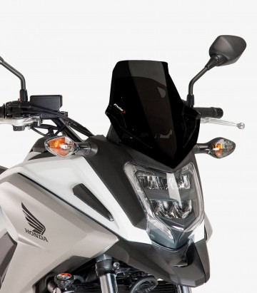 Honda NC750X Puig Racing Black Windshield 8909N