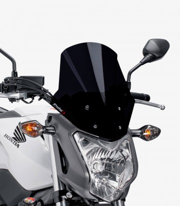 Honda NC700S, NC750S Puig Racing Black Windshield 5991N