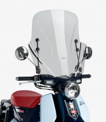 Parabrisas Puig modelo T.X. Honda Super CUB C125 color Transparente