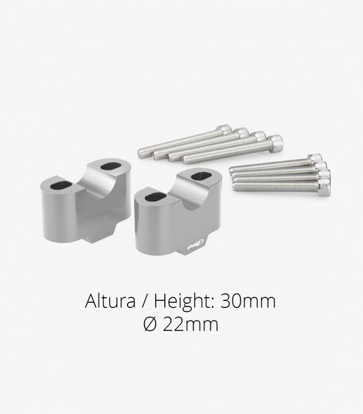 Puig Risers 3672P Universal in Silver