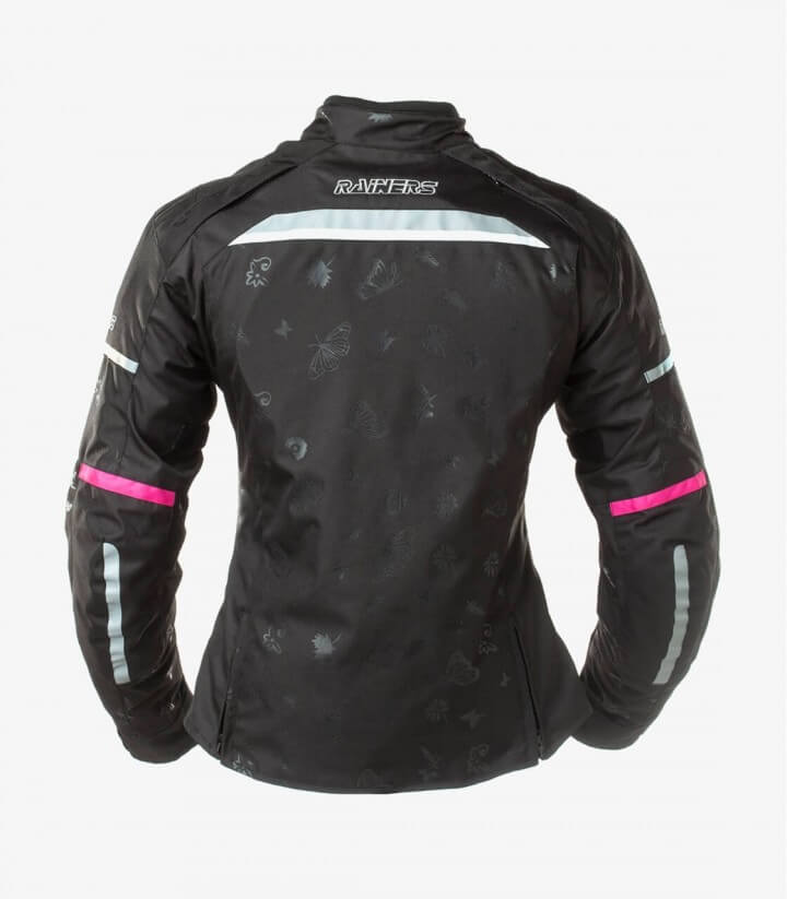 Chaqueta de Invierno para mujer Rainers Nevada negro y rosa NEVADAN