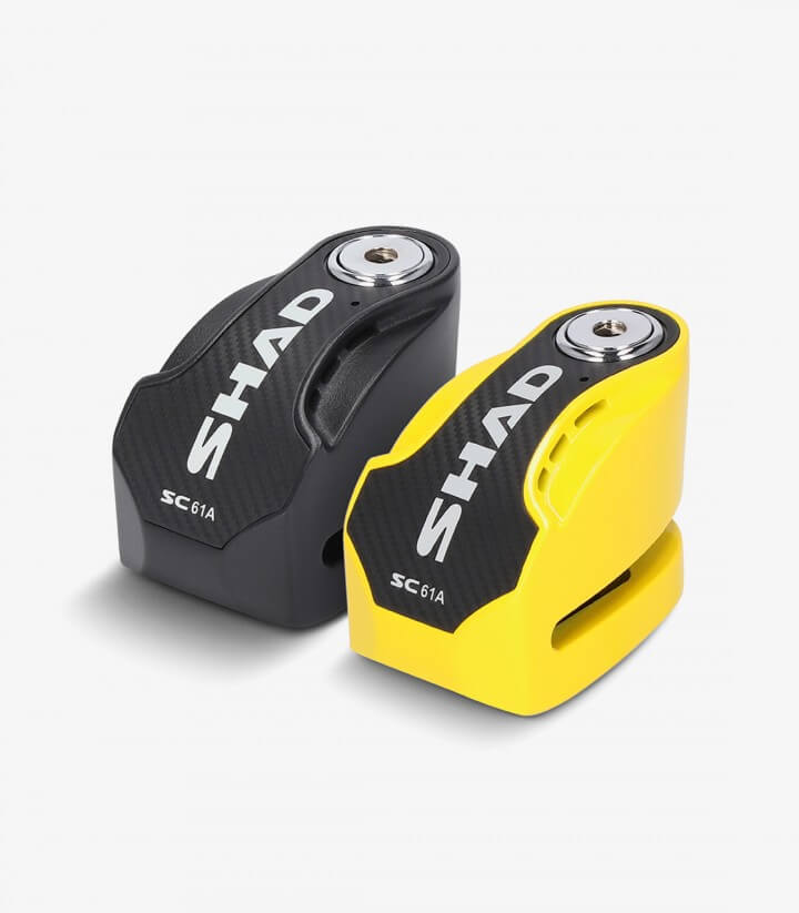 Candado Disco con Alarma SHAD SC61A Negro C0S6100A