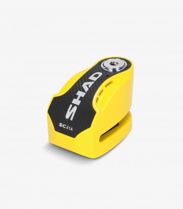 Candado Disco con Alarma SHAD SC61A Amarillo C0S6103A