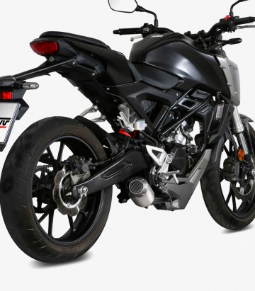 MIVV MK3 Exhaust Stainless Steel for Honda CB 125 R (18-25) H.076.SM3X