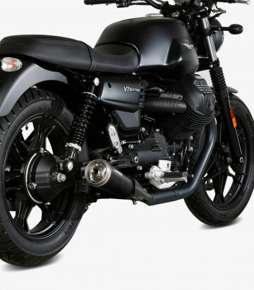 Escape MIVV Ghibli Negro para Moto Guzzi V7 III (17-21) M.012.LGB