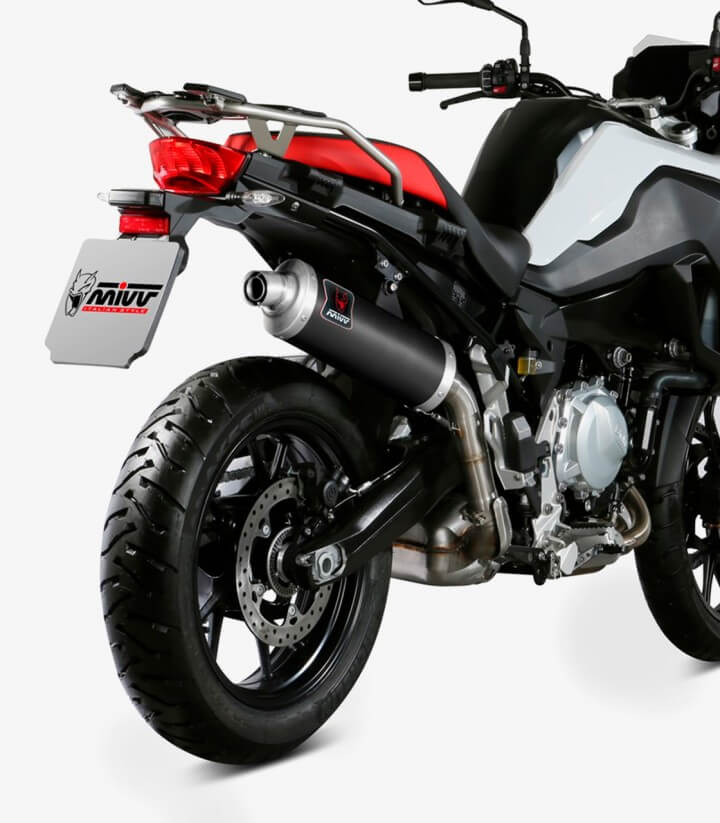 Escape MIVV Dakar Negro para BMW F 750/850 GS (18-25) B.033.LDKB