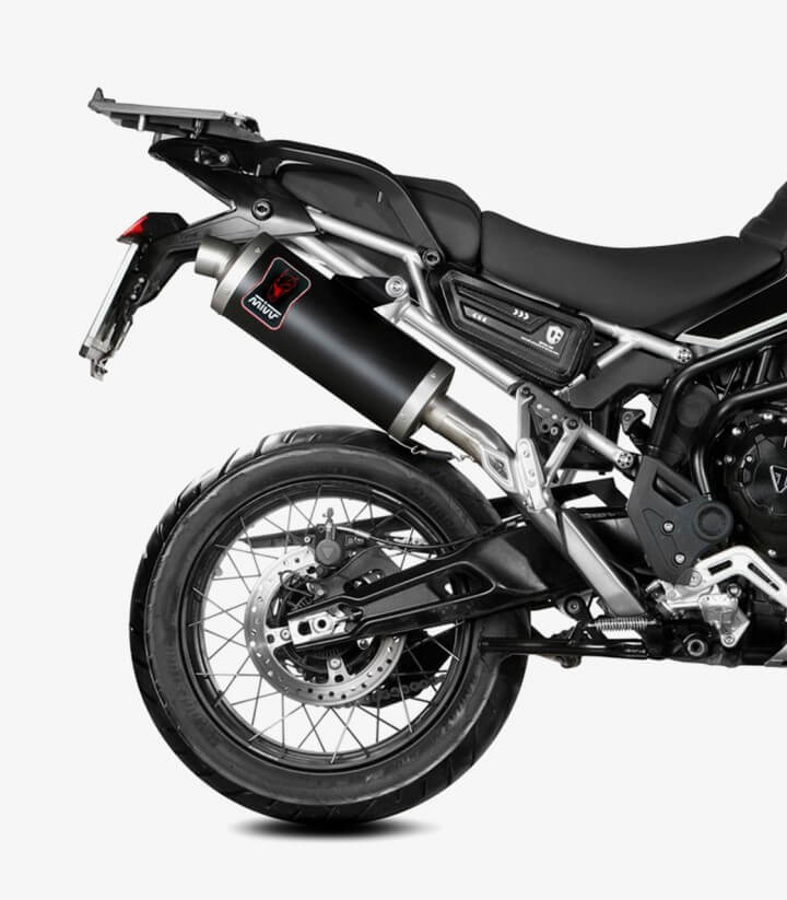 Escape MIVV Dakar Negro para Triumph Tiger 900 / GT / Pro / Rally (24-25) T.028.LEKB