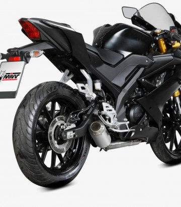 MIVV MK3 Exhaust Stainless Steel for Yamaha MT 125, YZF R125 (19-25) Y.067.SM3X