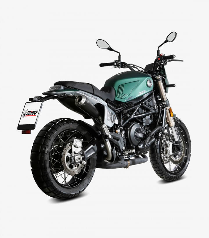 Escape MIVV X-M1 Negro para Benelli Leoncino 800 Trail (22-24) E.011.LC4B