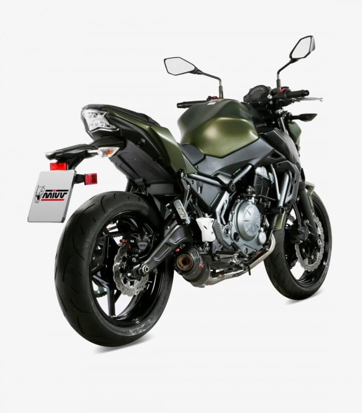 Escape MIVV Oval Carbono para Kawasaki Ninja 650 / Z650 / Vulcan S (17-23) K.044.L3C 