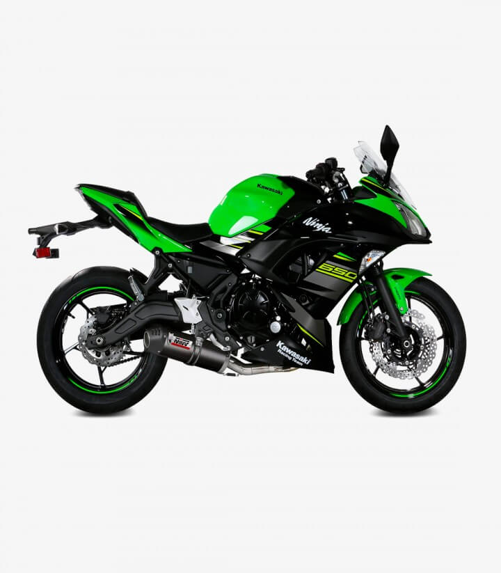 Escape MIVV Oval Carbono para Kawasaki Ninja 650 / Z650 / Vulcan S (17-23) K.044.L3C 