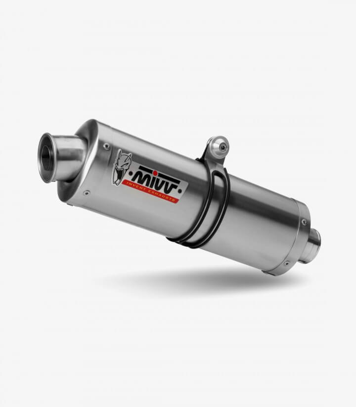 MIVV Oval Exhaust Steel for Kawasaki Z 750 R (11-14) K.028.LX2