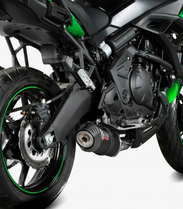MIVV Oval Exhaust Black for Kawasaki Versys 650 (24-25) K.059.LZC