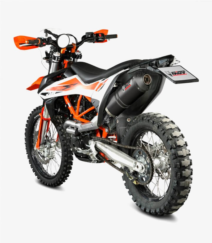 MIVV Oval Exhaust Black for KTM 690 Enduro R / SMC R / SM (19-25) KT.023.LVC