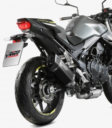 MIVV SR-1 Exhaust Black for Honda CB 750 Hornet (23-25) H.085.LR1XB