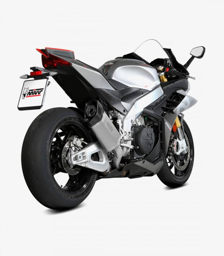 Escape MIVV SR-1 Titanio para Aprilia RSV4 / 1100 Factory / Tuono V4 1100 (21-25) A.019.SR1T