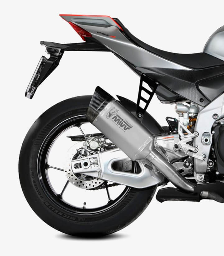 Escape MIVV SR-1 Titanio para Aprilia RSV4 / 1100 Factory / Tuono V4 1100 (21-25) A.019.SR1T