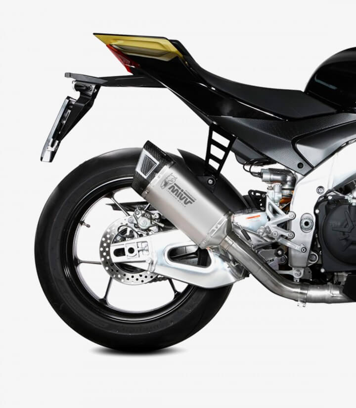 Escape MIVV SR-1 Titanio para Aprilia RSV4 / 1100 Factory / Tuono V4 1100 (21-25) A.019.SR1T