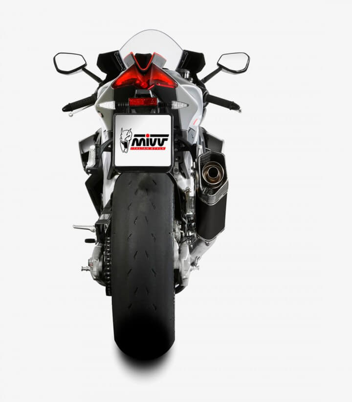 Escape MIVV SR-1 Titanio Negro para Aprilia RSV4 / 1100 Factory / Tuono V4 1100 (21-25) A.015.LR1TB