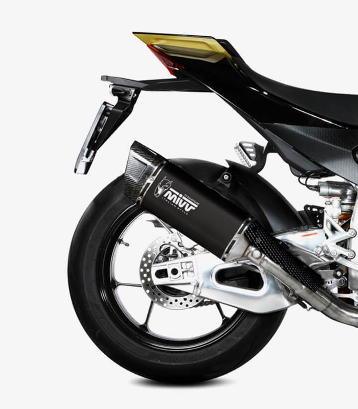Escape MIVV SR-1 Titanio Negro para Aprilia RSV4 / 1100 Factory / Tuono V4 1100 (21-25) A.015.LR1TB