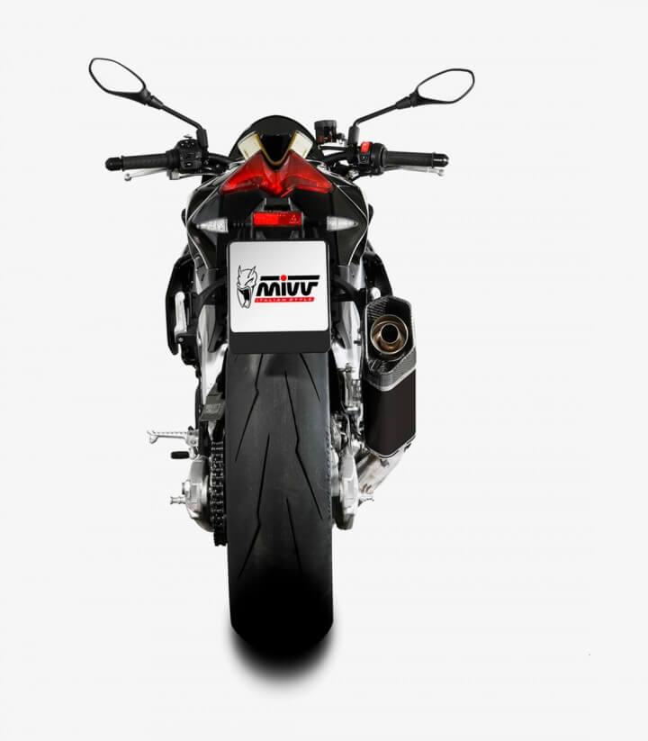 Escape MIVV SR-1 Titanio Negro para Aprilia RSV4 / 1100 Factory / Tuono V4 1100 (21-25) A.015.LR1TB