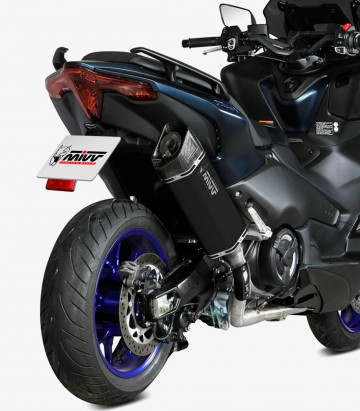 MIVV SR-1 Exhaust Black Titanium for Yamaha T-MAX 560 (22-25) Y.073.LR1TB