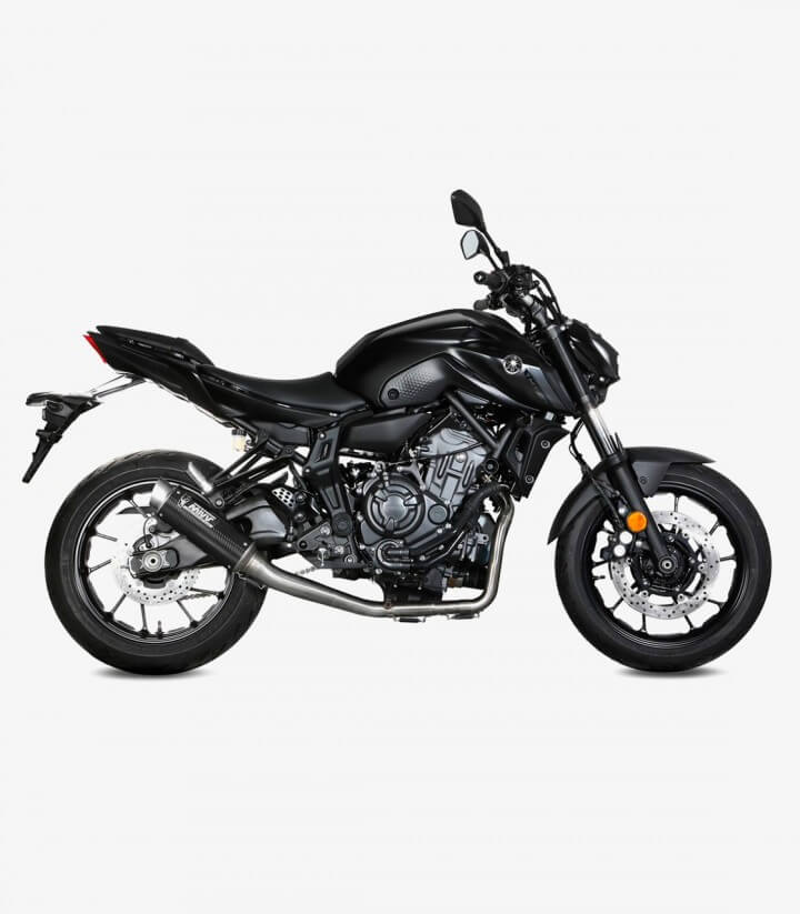 MIVV GP PRO Exhaust Carbon for Yamaha MT 07 / FZ 07 (21-24) Y.065.L2P